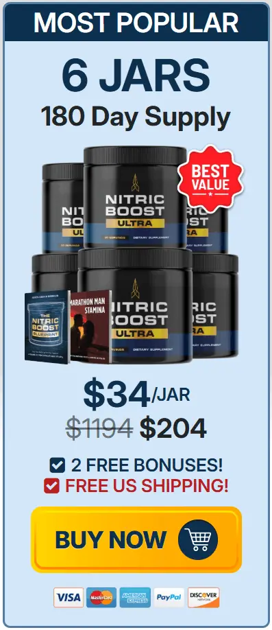 Nitric Boost Ultra 6 bottles