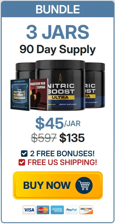 Nitric Boost Ultra three bottles order